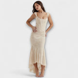 Renske - Elegantes und Raffiniertes Kleid mit Korsett