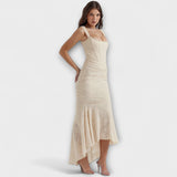 Renske - Elegantes und Raffiniertes Kleid mit Korsett