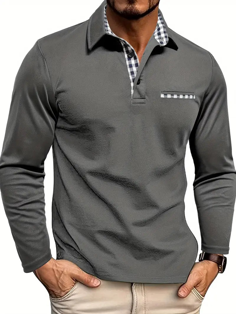 Havn | Klassisches Langarm-Poloshirt