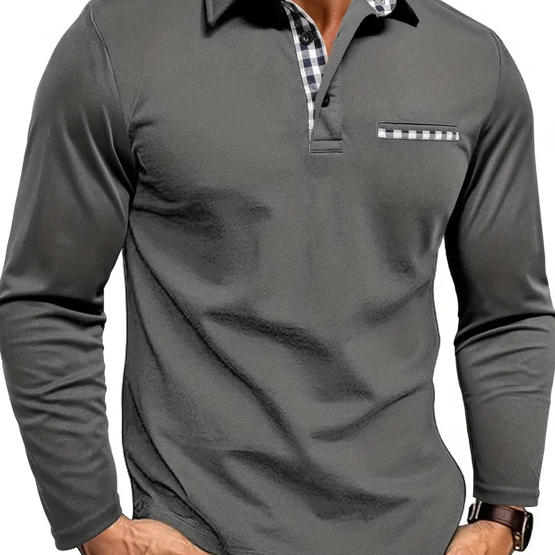 Havn | Klassisches Langarm-Poloshirt
