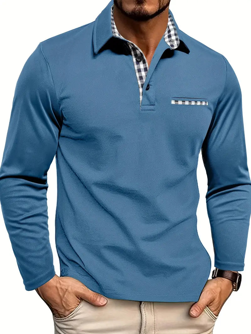 Havn | Klassisches Langarm-Poloshirt