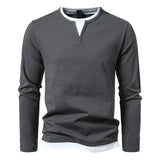Premium Langarmshirt Alwin aus gekämmter Baumwolle
