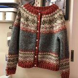 Claudia | Strickjacke im isländischen Vintage-Stil