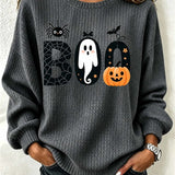 Alice | Halloween-inspiriertes Rundhals-Langarm-Sweatshirt