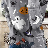 Erica | Halloween-inspiriertes Langarm-Sweatshirt