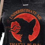 Ellie | Langarm-Sweatshirt mit Rundhalsausschnitt und Halloween-inspiriertem Aufdruck