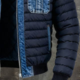 Maxime | Vintage Patchwork-Jeansjacke