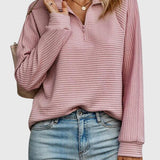 Naomi - Eleganter Pullover mit Reißverschluss