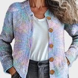 Ivadelle™ - Cardigan mit pastellfarbenem Muster