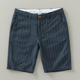 Jakob | Kurze Leinen-Effekt Shorts mit weitem Schnitt