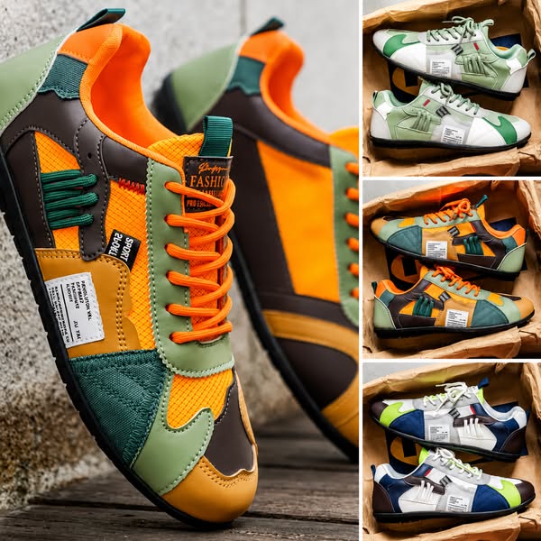 Milo | Mehrfarbige Retro-Sneaker