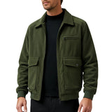 Herren Cordjacke – Olivgrün