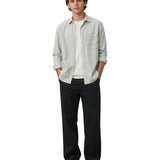 Chinos für Herren in Marineblau – Weite Passform