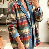 Sarah - Vintage Patchwork Denimjacke