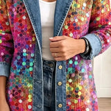 Kennedy - Jacke mit Paillettenmuster