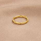 Infinity 18K Gold Drehring