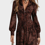 Jetske - Taillierte Midi-Kleid