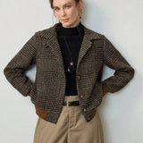 Blythe | Kurz geschnittene Tweedjacke