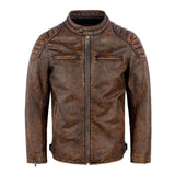 Vintage-Lederjacke