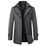 Elegante Winterjacke aus Wolle