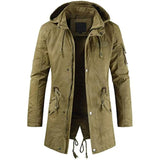 Lange Cargo Parka Jacke