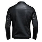Klassische Lederjacke