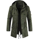 Lange Cargo Parka Jacke