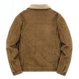 Cordjacke mit Kaschmirfutter