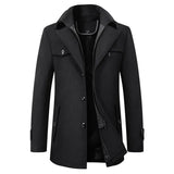 Elegante Winterjacke aus Wolle