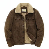 Cordjacke mit Kaschmirfutter