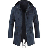 Lange Cargo Parka Jacke