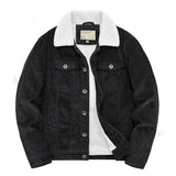 Cordjacke mit Kaschmirfutter
