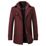 Elegante Winterjacke aus Wolle