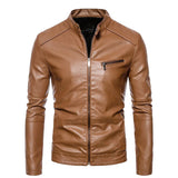 Lederjacke mit Fell