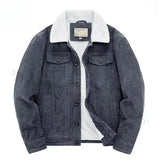 Cordjacke mit Kaschmirfutter