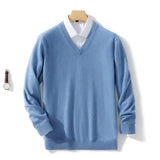 Eleganter V-Ausschnitt Pullover