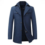 Elegante Winterjacke aus Wolle