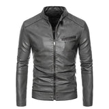Lederjacke mit Fell