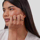Marissa Smaragdgrüner Schicht-Ring