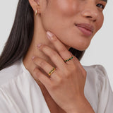 Marissa Smaragdgrüner Schicht-Ring