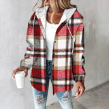 Gefüttertes Overshirt mit Kapuze Élise