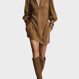 Tineke - Mini-Kleid mit Kragen