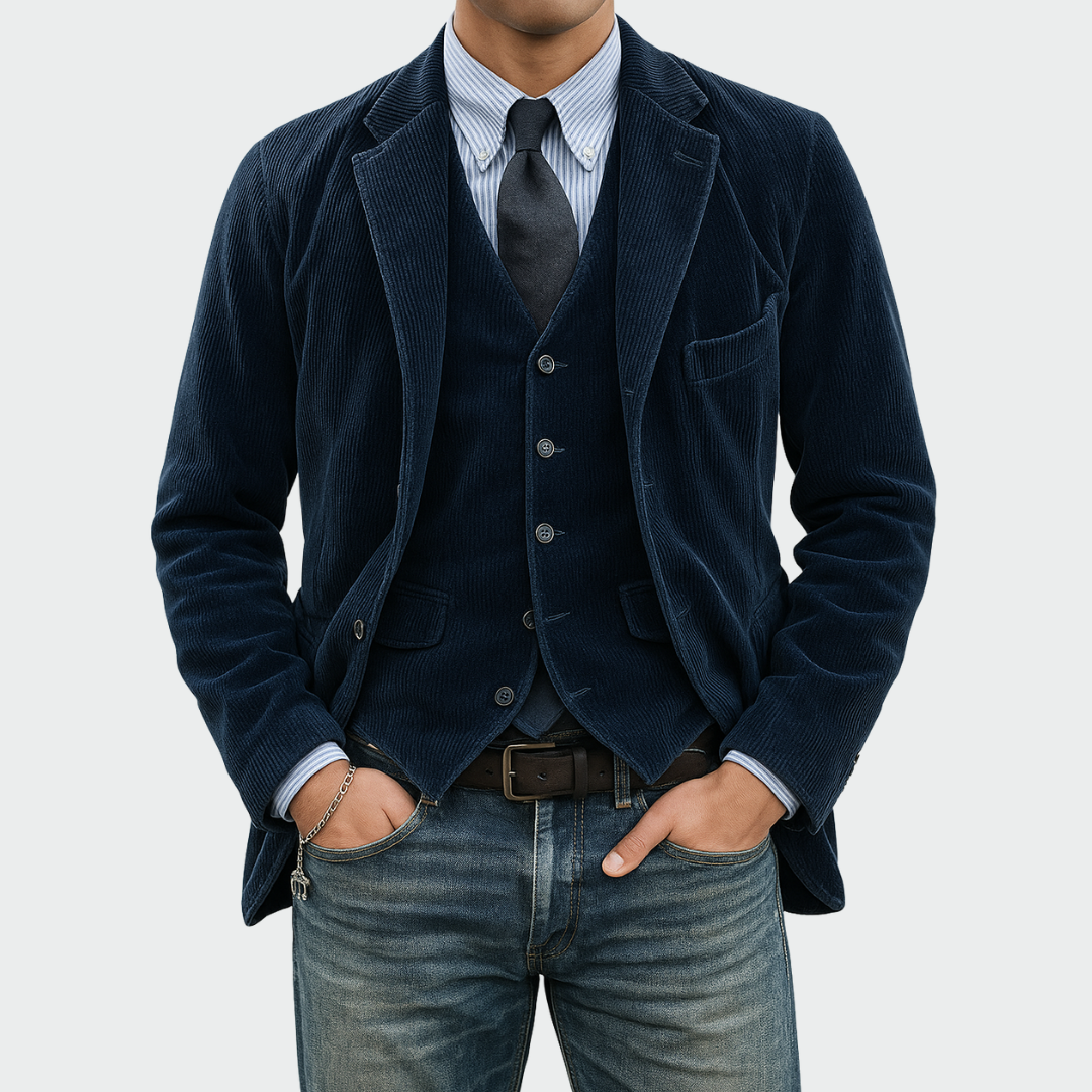 Olivier | Set aus Anzugsjacke und Weste