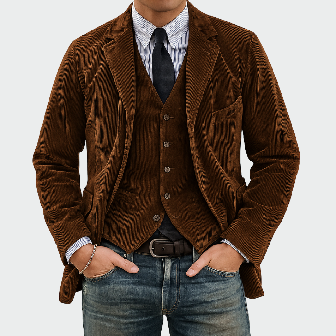 Olivier | Set aus Anzugsjacke und Weste