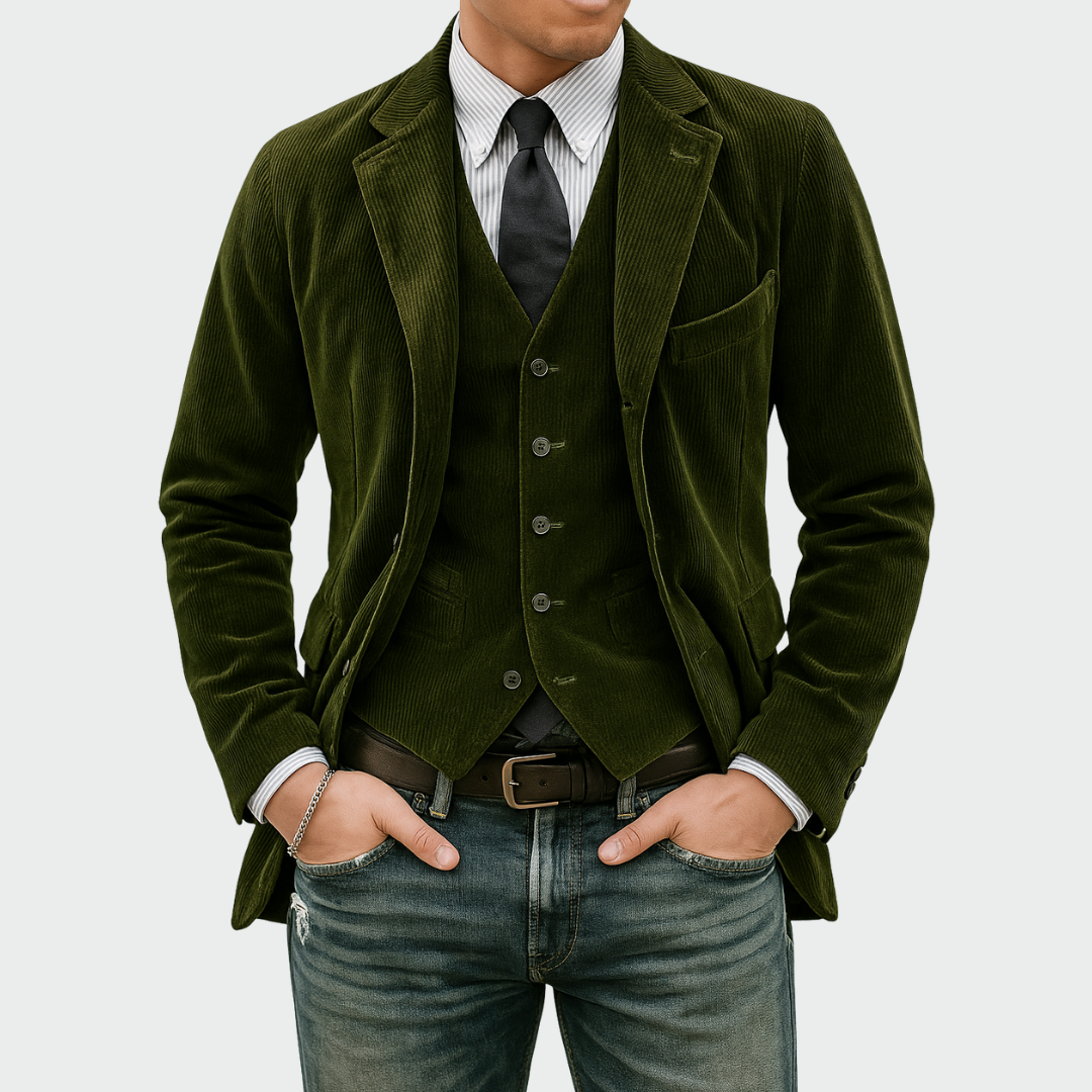 Olivier | Set aus Anzugsjacke und Weste