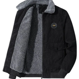 Cordjacke mit Fleece-Futter
