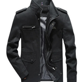 Elegante Cargo-Jacke aus Baumwolle