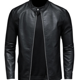 Klassische Lederjacke