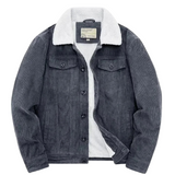 Cordjacke mit Kaschmirfutter