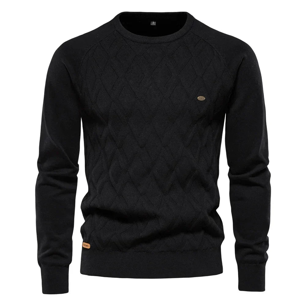 Daniel | Karierter Herrenpullover